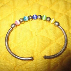 Cuff Stretch Multicolor Beaded Bracelet